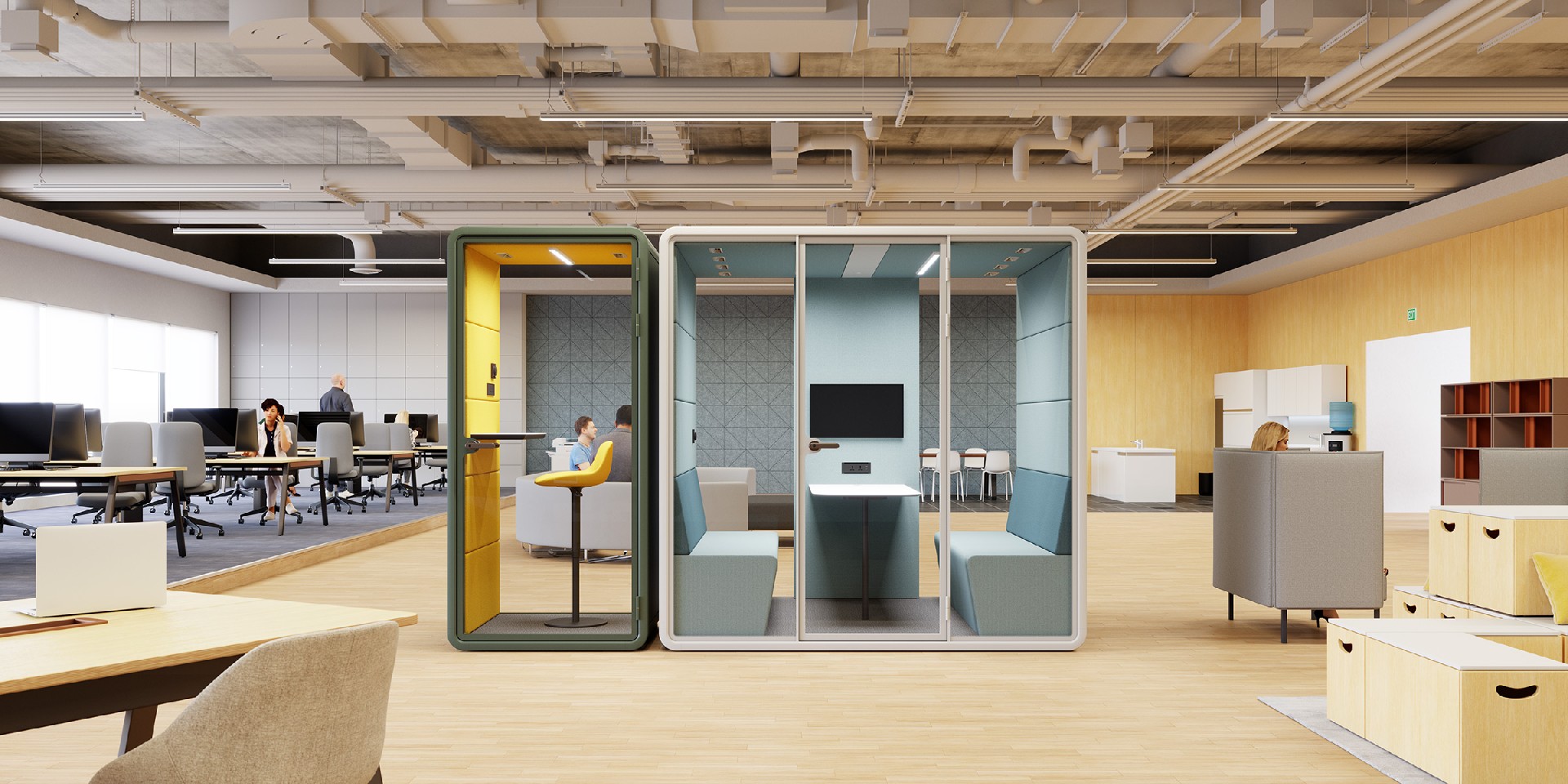 Office Pod - Phone booth - Meeting Pod - Thương hiệu Flexibox