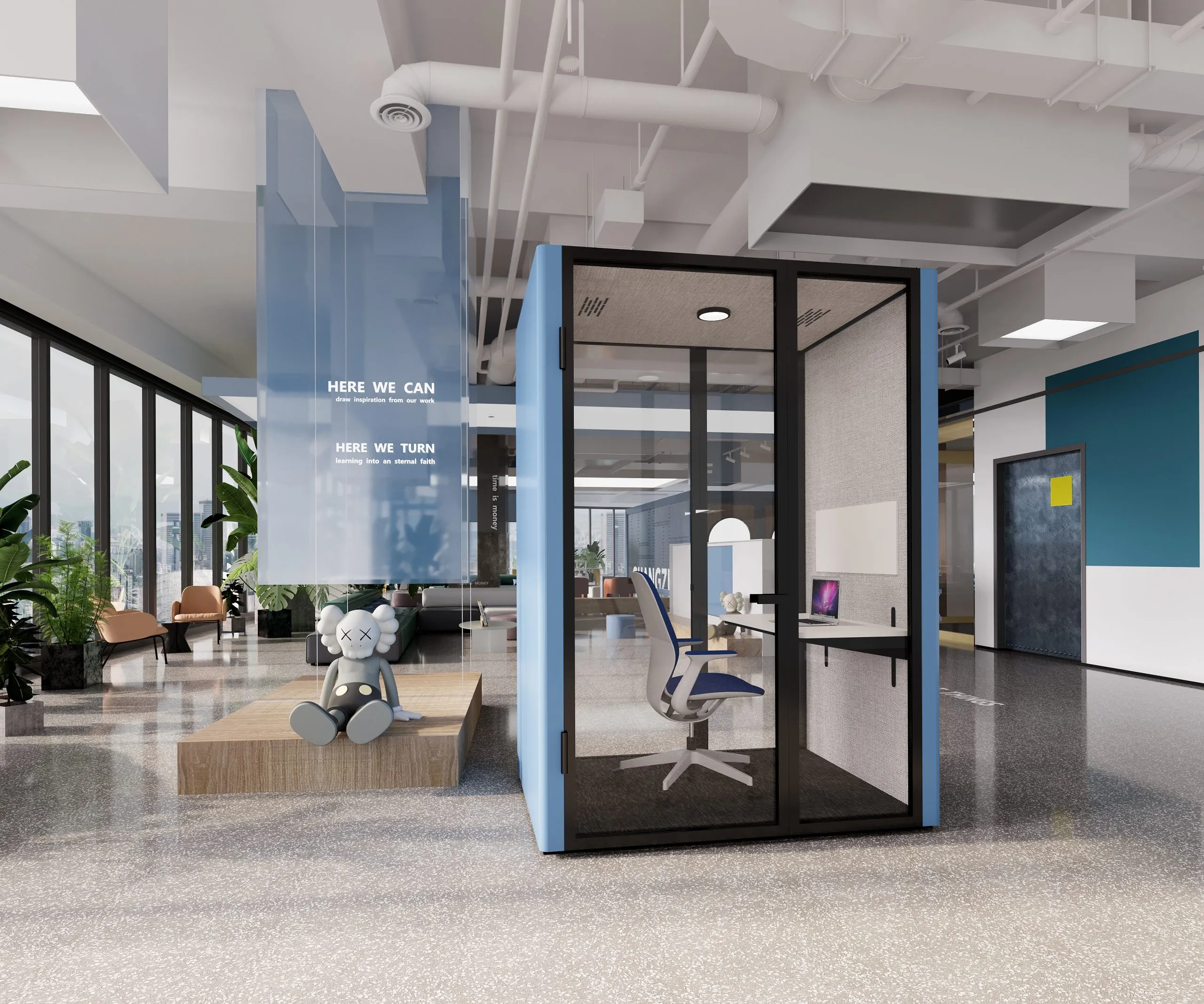 Có nên lắp phone booth trong văn phòng không