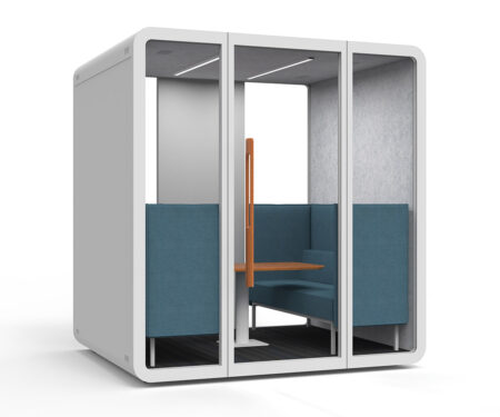 Office Pod Flex Box 4 người - Phòng làm việc nhóm riêng tư