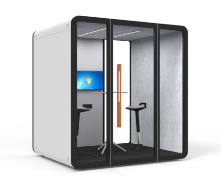 Office Pod Flex Box 4 người - Phòng làm việc nhóm riêng tư